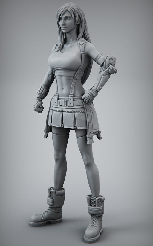 Tifa Lockhart Pose A (150mm) | Final Fantasy VII | Fantasy Miniature | Printed Obsession TabletopXtra