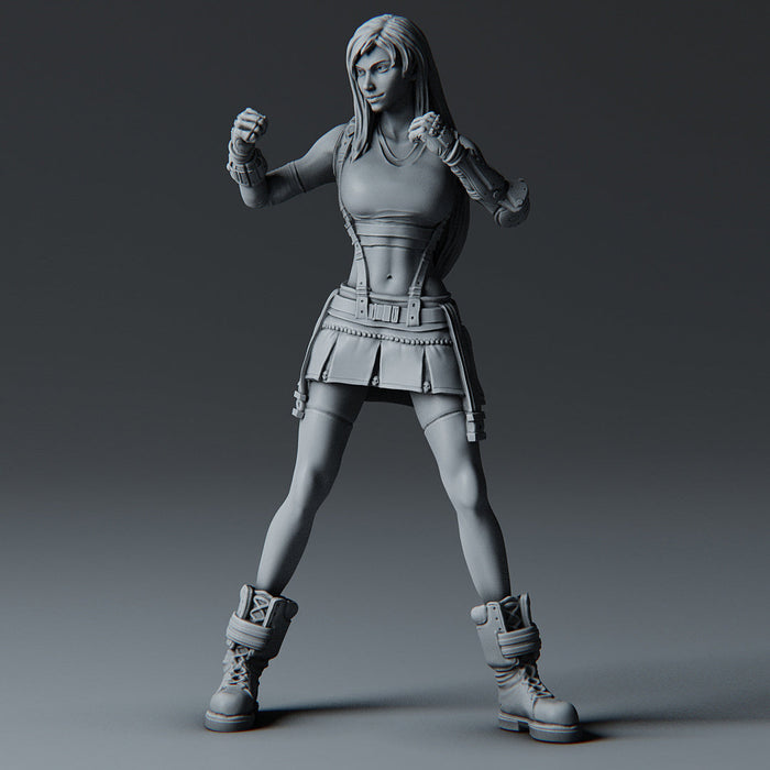 Tifa Lockhart Pose B (150mm) | Final Fantasy VII | Fantasy Miniature | Printed Obsession TabletopXtra