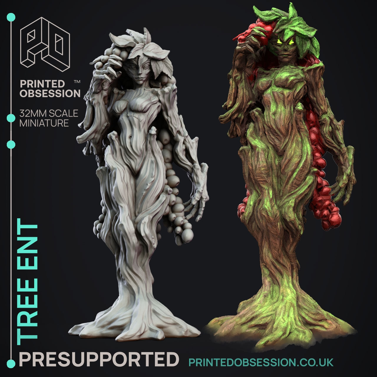 Tree Ent | Goblin Brewers | Fantasy Miniature | Printed Obsession TabletopXtra
