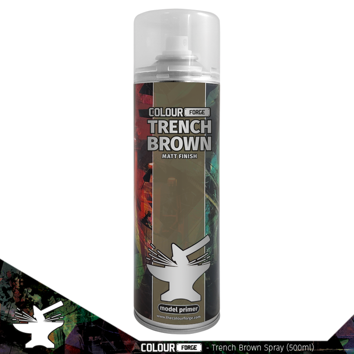 Trench Brown | Colour Forge | Matt Spray Primer TabletopXtra