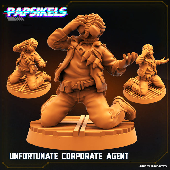 Unfortunate Corporate Agent | Sci-Fi Specials | Sci-Fi Miniature | Papsikels TabletopXtra