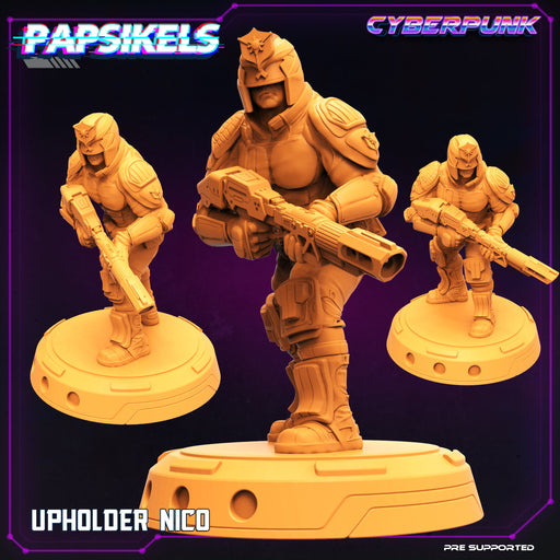 Upholder Nico | Law Upholders | Sci-Fi Miniature | Papsikels TabletopXtra