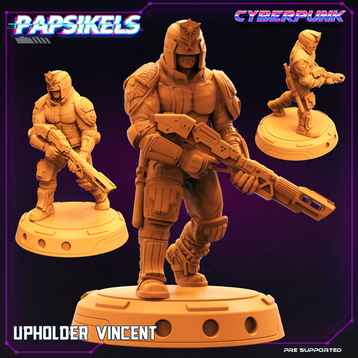 Upholder Vincent | Law Upholders | Sci-Fi Miniature | Papsikels TabletopXtra