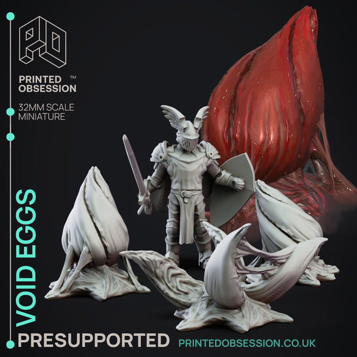Void Eggs | Creatures From Behind the Veil | Fantasy Miniature | Printed Obsession TabletopXtra