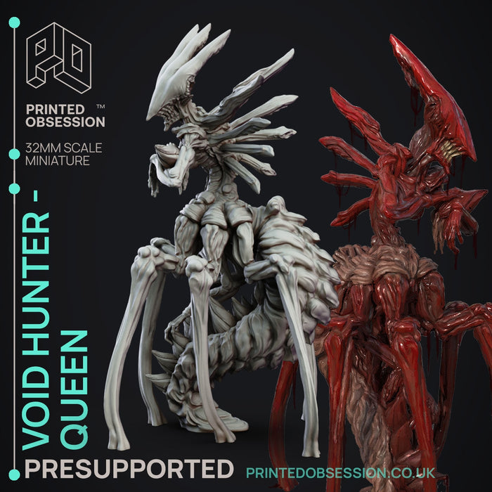 Void Hunter Queen | Creatures From Behind the Veil | Fantasy Miniature | Printed Obsession TabletopXtra