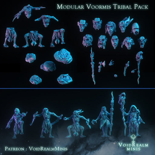 Vormis Tribesmen | Sleepers of N'Kai | VoidRealm Minis TabletopXtra