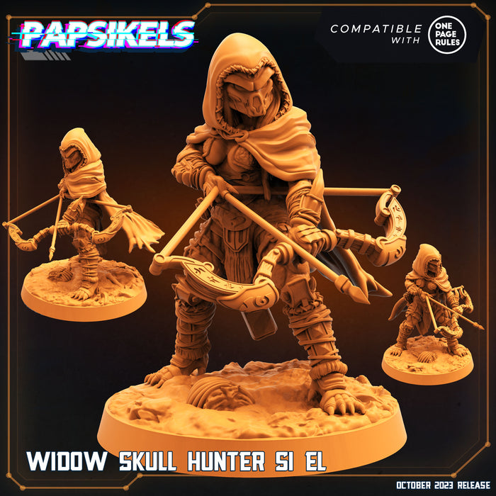 Widow Skull Hunter Si El | Skull Hunters | Sci-Fi Miniature | Papsikels