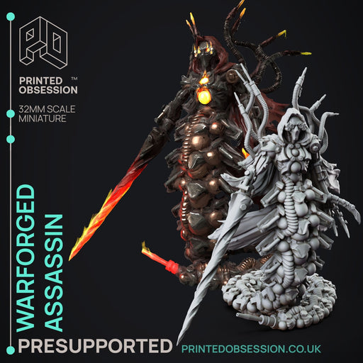 Warforged Assassin | NPC Foundlings | Fantasy Miniature | Printed Obsession TabletopXtra