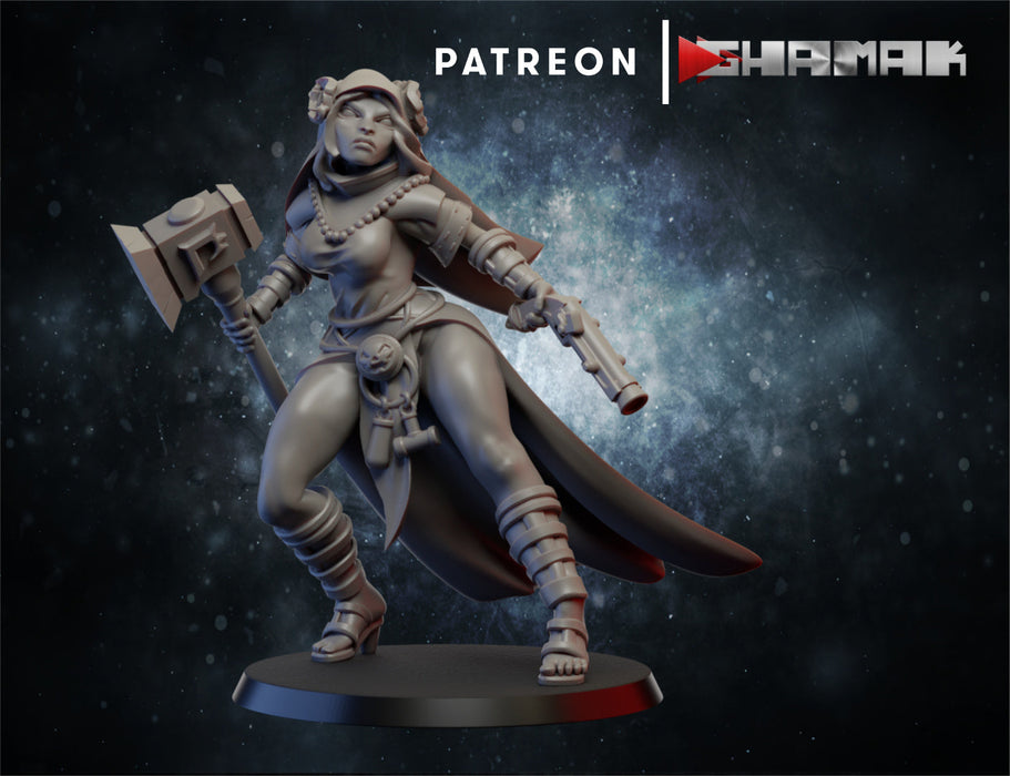 Warrior 2 | Nuns | Fantasy Miniature | Ghamak TabletopXtra