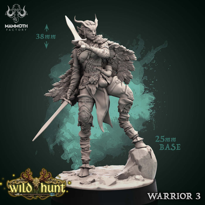 Warrior Miniatures | Wild Hunt | Fantasy Miniature | Mammoth Factory TabletopXtra