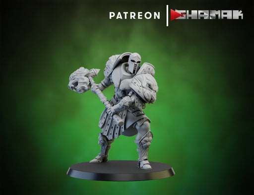 Warrior w/ Hammer 1 | Spartancast | Fantasy Miniature | Ghamak TabletopXtra