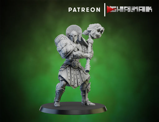 Warrior w/ Hammer 4 | Spartancast | Fantasy Miniature | Ghamak TabletopXtra