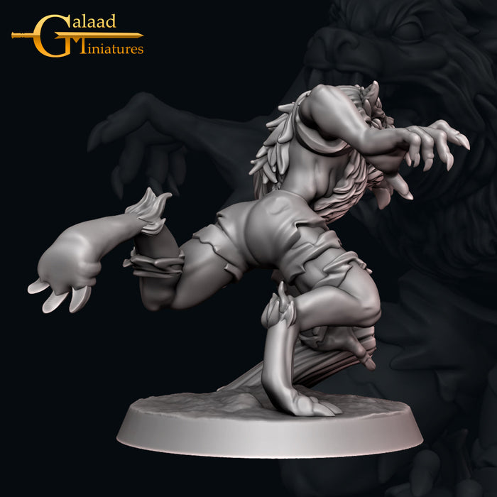 Werewolf 4 | October Adventurer | Fantasy Miniature | Galaad Miniatures TabletopXtra