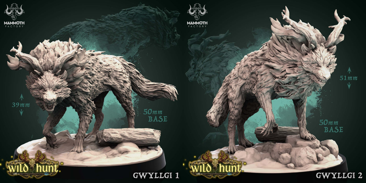 Wild Hunt Miniatures (Full Set) | Fantasy Miniature | Mammoth Factory TabletopXtra