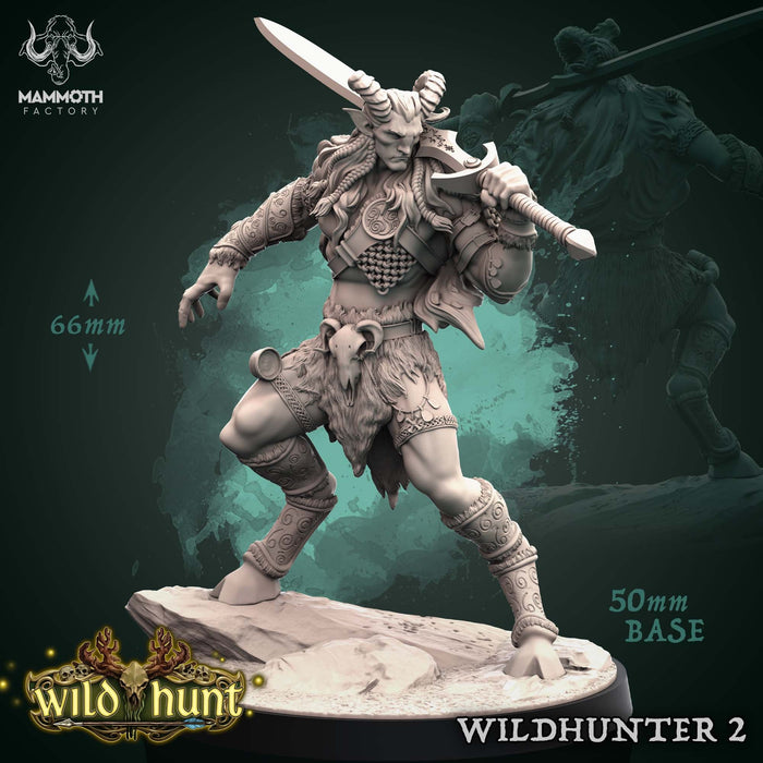 Wild Hunter & Marksman Miniatures | Wild Hunt | Fantasy Miniature | Mammoth Factory TabletopXtra