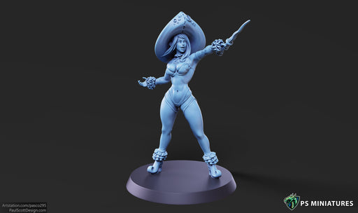 Witch Elf B (Skimpy) | Witch Elves | Fantasy Miniature | PS Miniatures TabletopXtra
