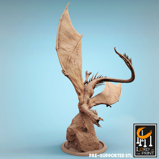 Wyvern Drone Diving | The Wyvern Swarm | Fantasy Miniature | Lord of the Print TabletopXtra