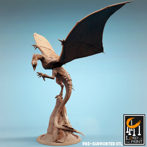 Wyvern Drone Lift Off | The Wyvern Swarm | Fantasy Miniature | Lord of the Print TabletopXtra