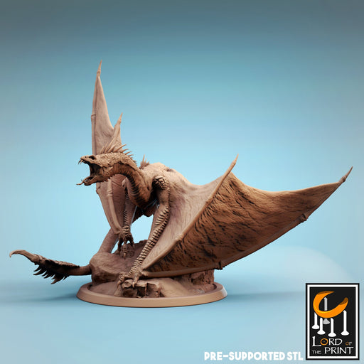 Wyvern Drone Walking | The Wyvern Swarm | Fantasy Miniature | Lord of the Print TabletopXtra