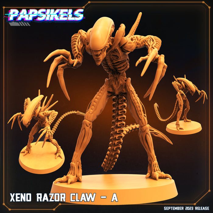 Xeno Razor Claw A | Aliens Vs Humans VI | Sci-Fi Miniature | Papsikels