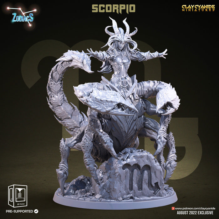 Zodiac Miniatures (Full Set) | Fantasy Miniature | Clay Cyanide TabletopXtra