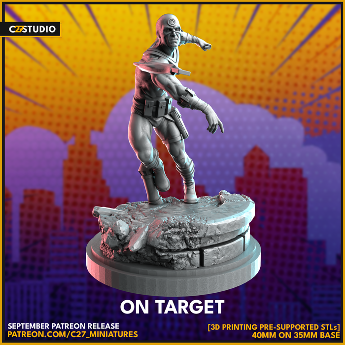 On Target | Heroes | Sci-Fi Miniature | C27 Studio