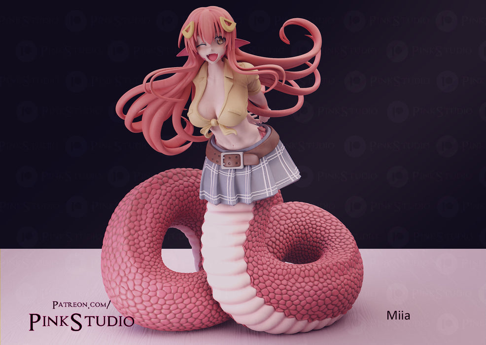 Miia | Pin-Up Miniature Statue | Pink Studio