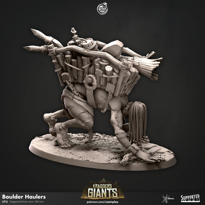 Boulder Hauler | Kragger's Giants | Fantasy Miniature | Cast n Play