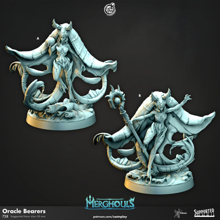 Merghouls Miniatures (Full Set) | Fantasy Miniature | Cast n Play