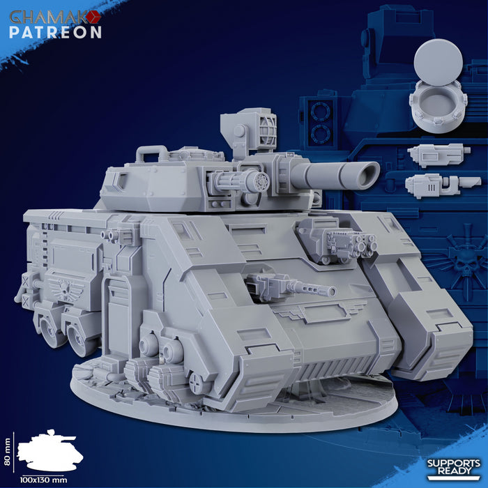 MTB Striker Battle Tank | Brotherhood | Grimdark Proxy Miniature | Ghamak