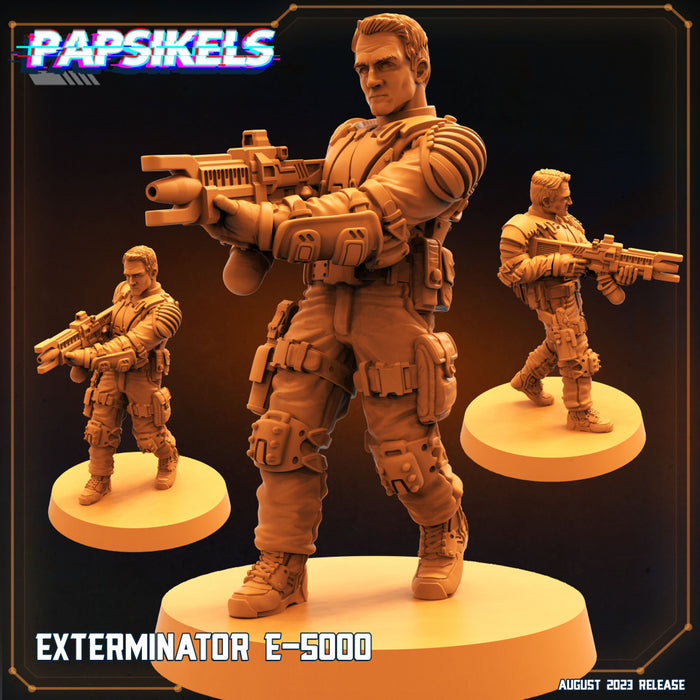 Exterminator E-5000 | Xeno Wars Genesis | Sci-Fi Miniature | Papsikels