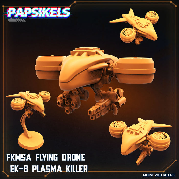 FKMSA Flying Drone EK-8 Plasma Killer | Xeno Wars Genesis | Sci-Fi Miniature | Papsikels