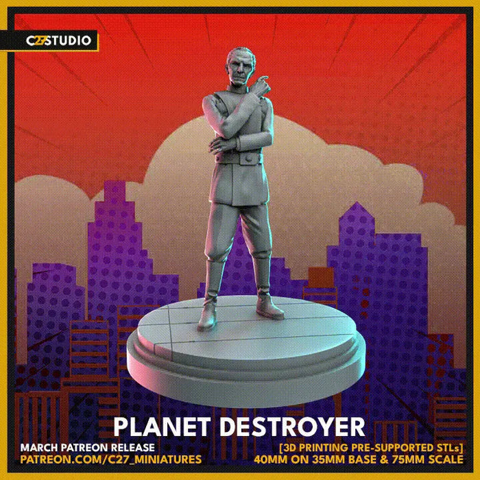 Planet Destroyer | Heroes | Sci-Fi Miniature | C27 Studio