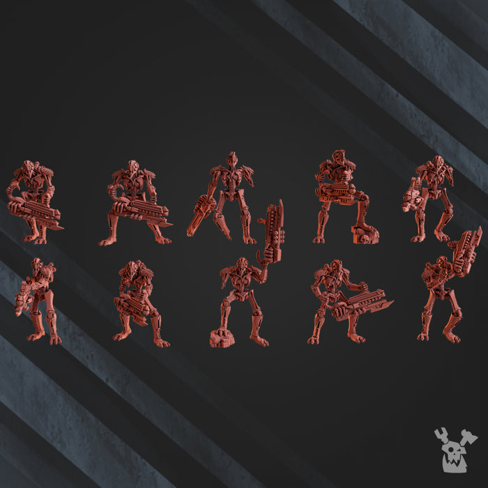 Infantry Squad | Robot Legions | Grimdark Miniature | DakkaDakka