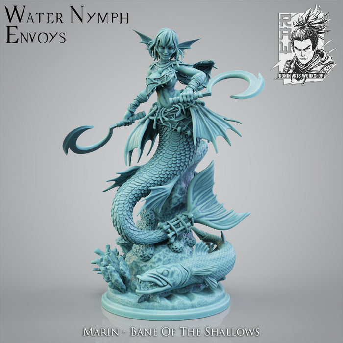 Marin - Bane of the Shallows | Pin-Up Miniature Statue | Ronin Arts Workshop