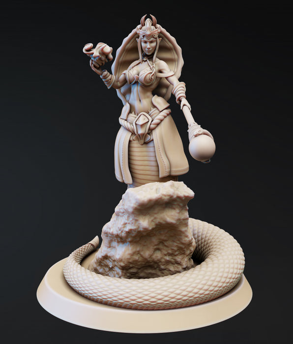 Medusa Elite Mystic Miniatures | Nagas | Fantasy Miniature | PS Miniatures