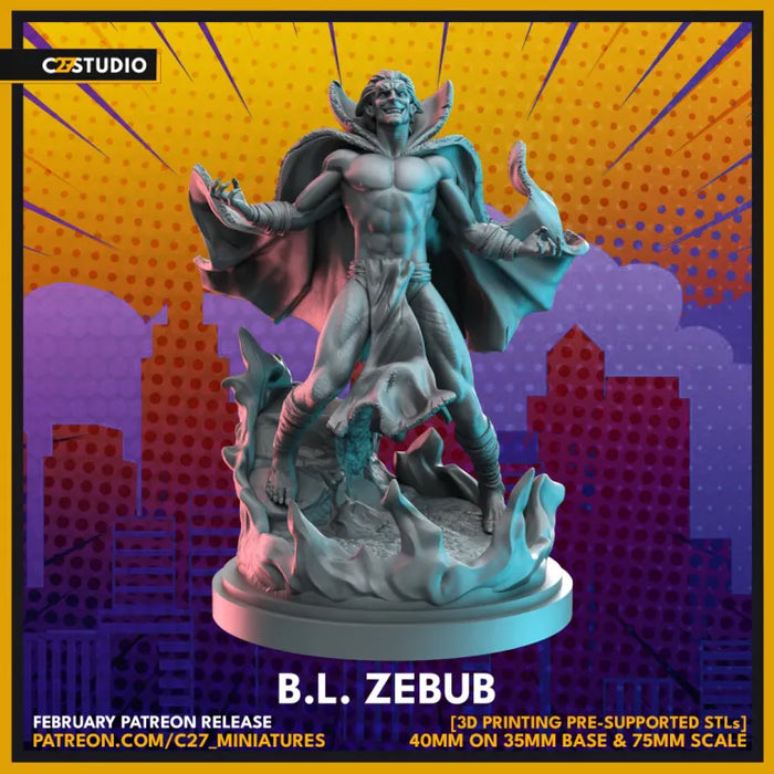 B. L. Zebub | Heroes | Sci-Fi Miniature | C27 Studio