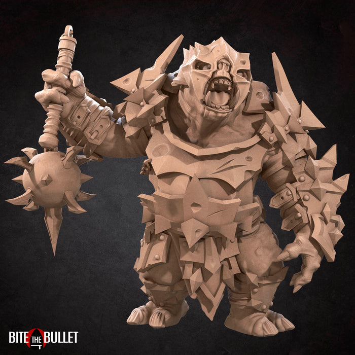 Armoured Giant Troll | Bullet Rings | Fantasy Miniature | Bite the Bullet