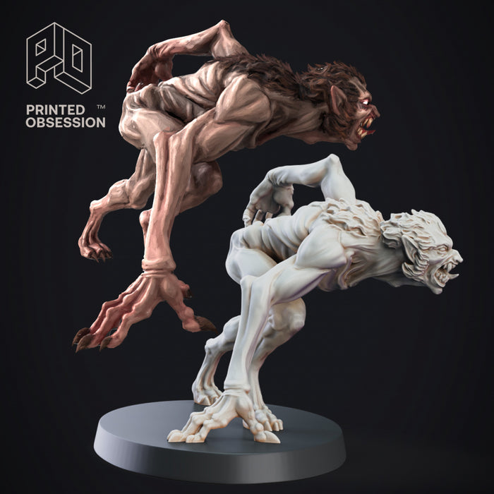 Wolfman | Cryptids & Skinwalkers | Fantasy Miniature | Printed Obsession