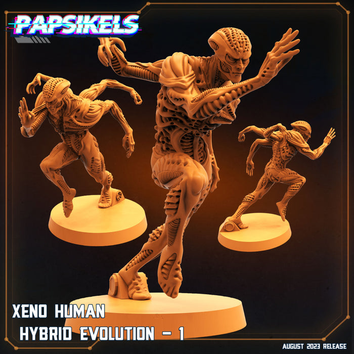 Xeno Human Hybrid Evolution 1 | Xeno Wars Genesis | Sci-Fi Miniature | Papsikels