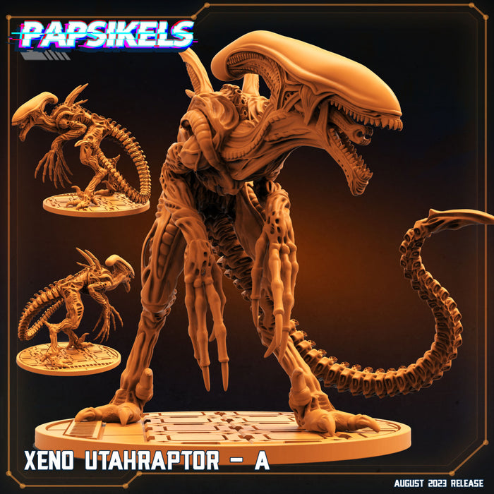Xeno Utharaptor Miniatures | Xeno Wars Genesis | Sci-Fi Miniature | Papsikels