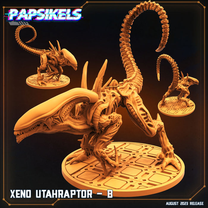 Xeno Utharaptor Miniatures | Xeno Wars Genesis | Sci-Fi Miniature | Papsikels